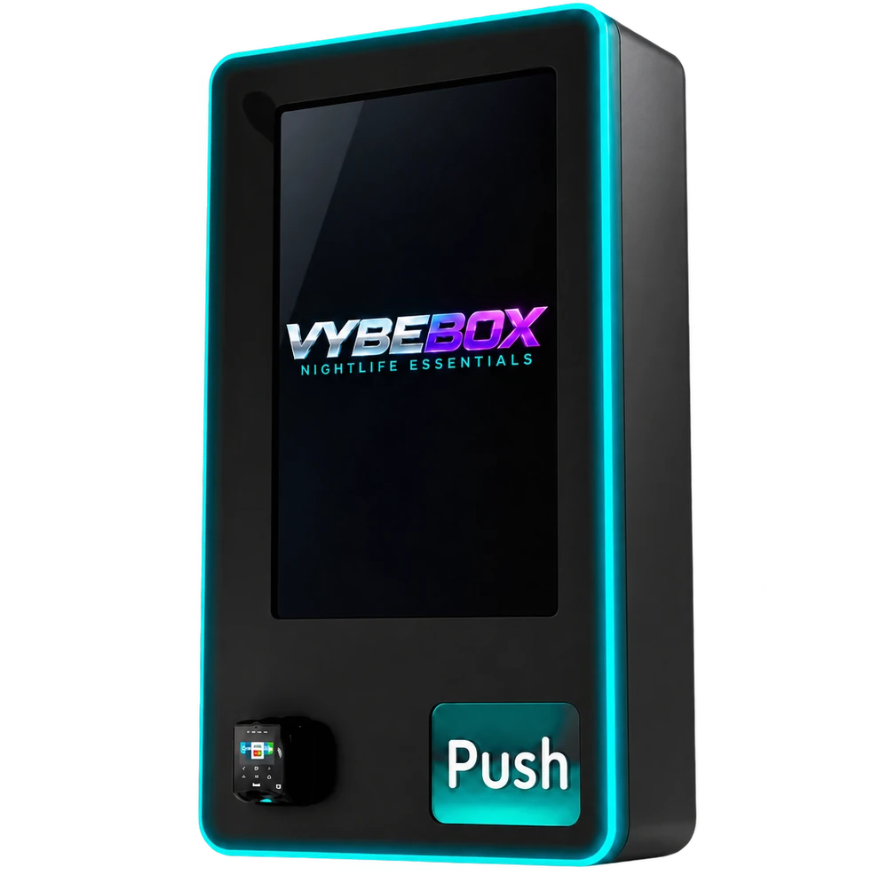 VybeBox touchscreen vending machine